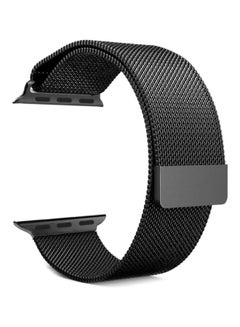 Buy Magnetic Stainless Steel Band For Apple Watch 38/40/41mm Black in Saudi Arabia