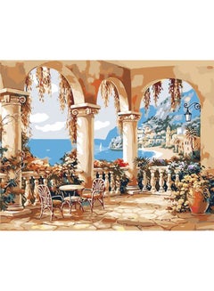 Buy 16 x 20 Inch DIY Oil Painting on Canvas Paint Multicolour 22.00 x 3.00 x 15.00cm in UAE