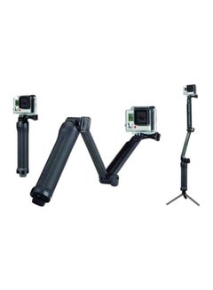 اشتري عصا سيلفي ثلاثية الاتجاهات مع حامل أحادي القوائم ثلاثي القوائم لكاميرا هيرو 5 أسود في السعودية