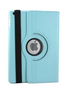 Buy 360 Degree Rotation PU Leather Case For Apple iPad Pro Blue in Saudi Arabia