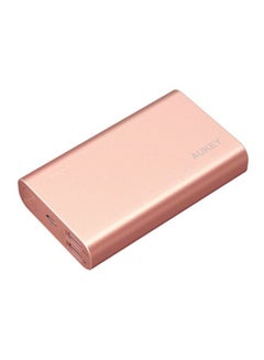 Buy 10050 mAh Quick Charge 3.0 Power Bank Rose Gold in Saudi Arabia