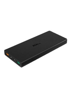 Buy 16000 mAh Dual USB Port Portable Charger Power Bank Qualcomm Quick Charge 3.0 Black in Saudi Arabia
