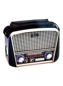 Buy Portable Bluetooth Radio Speaker Black/Silver in Saudi Arabia