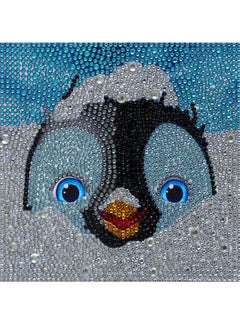 Buy DIY 5D Diamond Painting Cute Penguin Pattern  Full Drill  Embroidery Desktop Décor Multicolour in Saudi Arabia