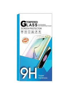 اشتري 9D Full Protection Glass Screen Protector For Realme 6 Black/Clear في السعودية