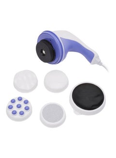 Buy Handheld Massager White/Violet in Saudi Arabia