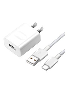 Buy Charger With Type C Cable White in UAE