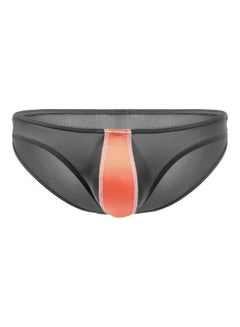 Buy Low Rise Thong Briefs Underwear Grey in Saudi Arabia