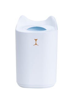 Buy Humidifier Purifier For Air Treatment With Colourful Atmosphere Lights White in Saudi Arabia