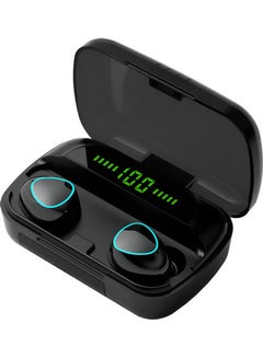 اشتري M10 BT True Wireless In-Ear Headphones With Small Screen Black في مصر