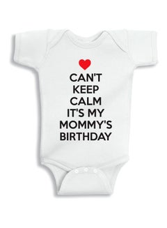 Buy Mommy's Birthday Onesies White in UAE