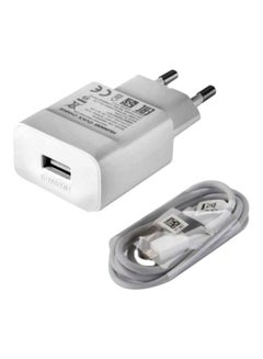 Buy AC Fast Charger With Micro USB Cable White in UAE