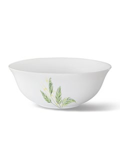 Buy Larah Breeze Opal Serving Bowl white 20cm in UAE