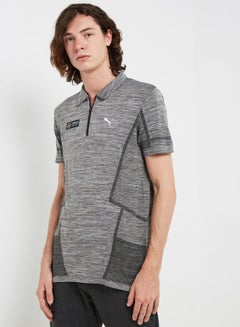 Buy Mercedes evoKNIT Polo Medium Grey Heather in UAE