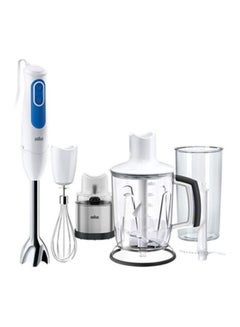 Buy 2-Speed Multiquick 3 Hand Blender Set 1.2 L 700 W MQ3048 White/Blue in UAE