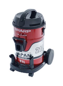 Buy Vacuum Cleaner 21 L 2100 W EC-CA2121 Red/Black/Grey in UAE
