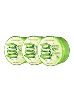 Buy Pack Of 3 Aloe Vera Soothing And Moisture Gel 900ml in Saudi Arabia