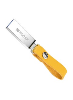Buy Waterproof USB 3.0 Flash Drive With Sling C6682-32-L Silver/Yellow in Saudi Arabia