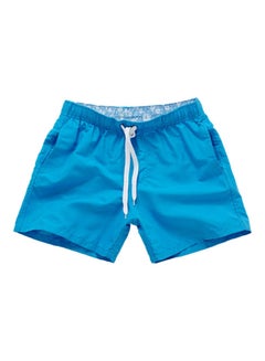 اشتري Summer Drawstring Beach Shorts أزرق في السعودية