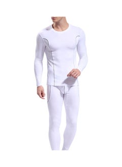 Buy Thermal Underwear Set White in Saudi Arabia