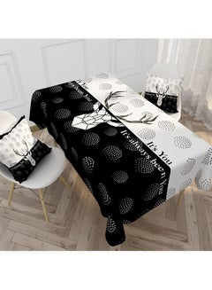 Buy Simple Style Print Waterproof Table Cloth Multicolour 140x180cm in Saudi Arabia