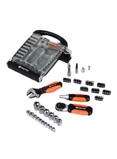 Buy 55-Piece Tool Set Black/Orange/Silver in Saudi Arabia