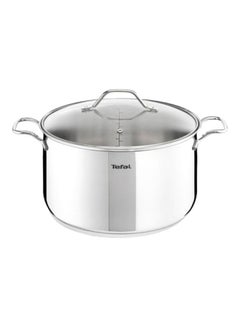 Buy Stainless Steel Intuition Stew Pot With Lid Silver in UAE