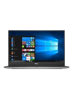اشتري XPS 13 Laptop With 13.3-Inch Full HD Display Intel Core i5 Processor/256GB SSD/8GB RAM/Integrated Graphics/Windows 10/International Version English Silver في الامارات