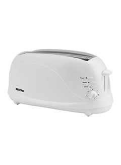 Buy 4 Slices Bread Toaster - Crumb Tray, Cord Storage, 7 Settings with Cancel, Defrost & Reheat Function |Removable crumb tray |2 years' warranty 1100.0 W GBT9895 White in UAE