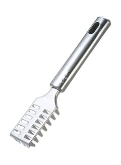 Buy Fish Scale Remover Brush Silver 22 x 2 x 7.50cm in UAE