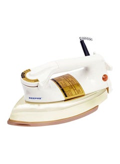 Buy Heavy Weight Dry Iron - Automatic Dry Iron,Teflon Plated Sole Plate | Auto Shut Off,  Overheat Protection | 2 Years Warranty 1000.0 W GDI2750 White/Gold in UAE