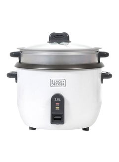 Buy Cup Rice Cooker 2.8 L 1100.0 W RC2850-B5 White/Black/Silver in Egypt