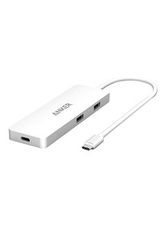 Buy Universal USB-C Hub Silver in Saudi Arabia