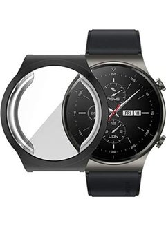 Buy Protective TPU Screen Protector Case Cover for Huawei Watch GT 2 Pro Black in Saudi Arabia