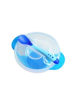 Buy Child Feeding Bowl Lid With Spoon Sets in UAE