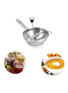 Buy Potato Ricer With 3-Interchangeable Disk Silver 35.1x20.7x9.5cm in Egypt