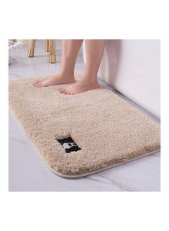 Buy Bathroom Toilet Absorbent Bath Mat Carpet Bedroom Non-Slip Foot Pad Multicolour 25 x 10 x 25centimeter in Saudi Arabia