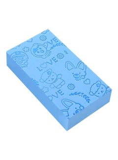 Buy Baby Sponge Body Cleaning Scrub Blue 13 x 3 x 7cm in Egypt