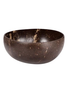 Buy Natural Raw Coconut Shell Bowl Brown (D)12-15x(H)6-5cm in Saudi Arabia