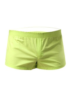 Buy Solid Swimming Shorts Green in Saudi Arabia