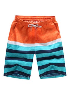 Buy Solid Beach Shorts Multicolour in Saudi Arabia