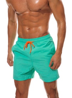 Buy Solid Beach Shorts Lake Green in Saudi Arabia