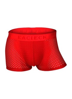 Buy U Convex Boxer Briefs Red in Saudi Arabia