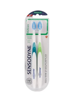 Buy Toothbrush Multicare 1+1 Multicolour in Saudi Arabia