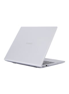 Buy Clear Transparent Matte Laptop Shell Cover White in Saudi Arabia