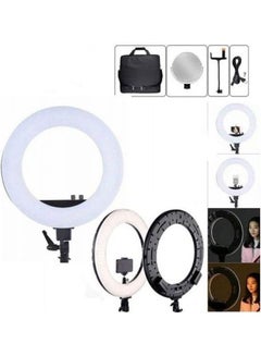 Buy Professional Ring Light With Bag And Ring Mirrors Black in Egypt