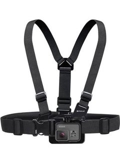 Buy Adjustable Chest Belt Body Strap Mount For Action Sport Camera Black in Saudi Arabia