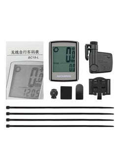 اشتري Wireless Bicycle Waterproof Speedometer 47.5x60x20ملليمتر في الامارات