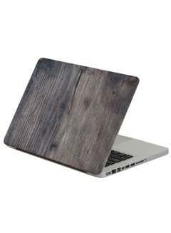 Buy Wood Texture Printed Laptop Sticker Multicolour in Egypt