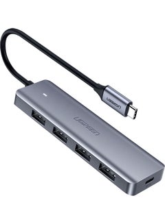 Buy Type-C To 4-Port USB 3.0 Hub Grey in Egypt